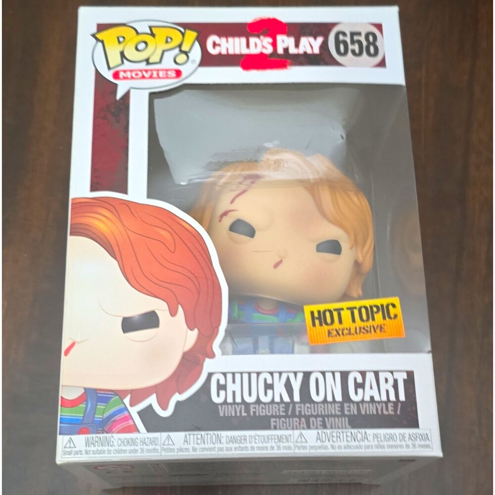 Funko Pop! Movies Vinyl: Chucky on Cart - Hot Topic (Exclusive) #658